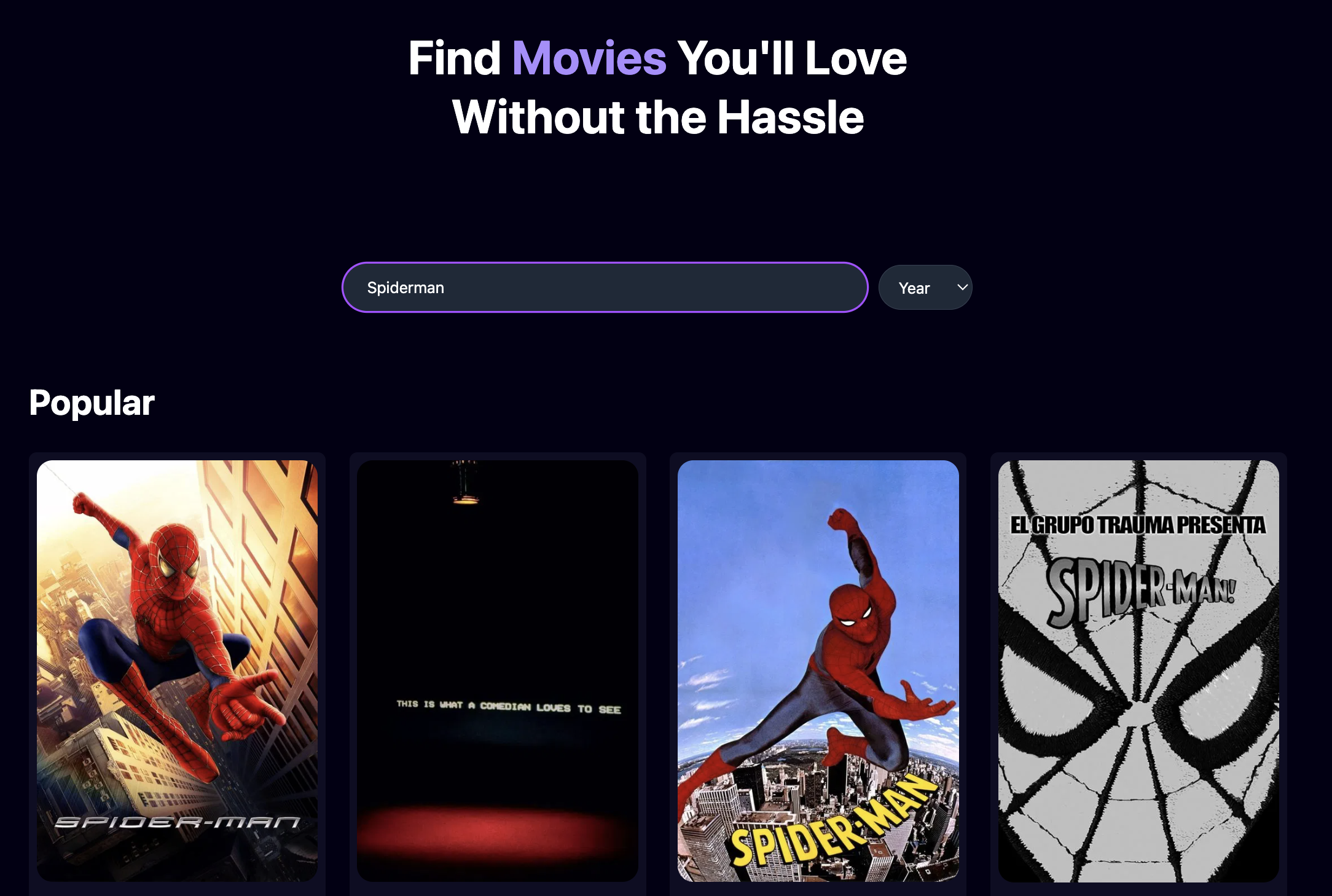 Movie Discovery Application